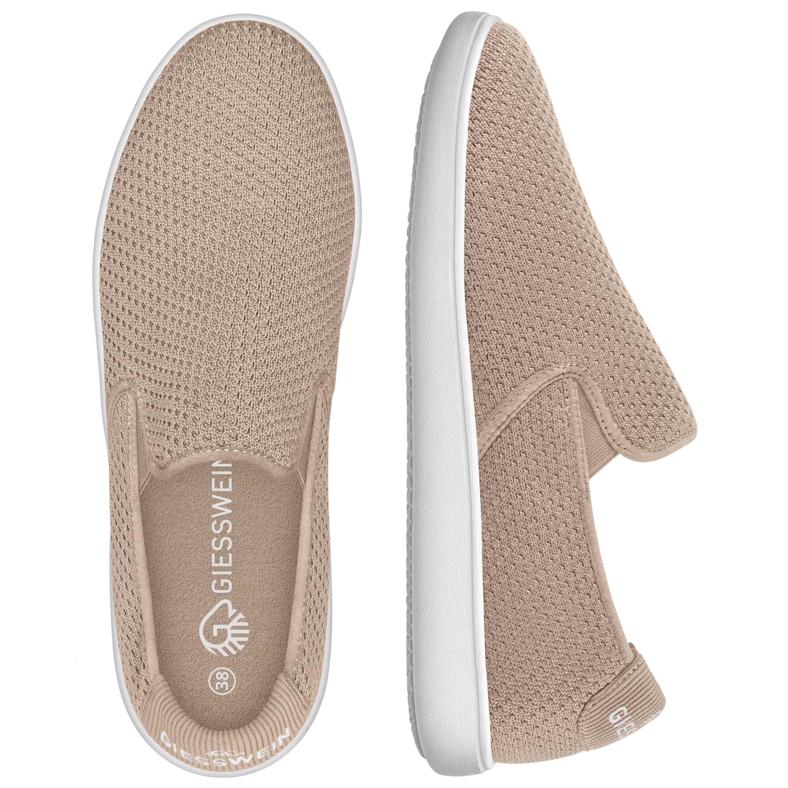 Giesswein Wood Sneaker Slip On Herren - Bequeme Slip-on Sommerschuhe