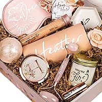 Vista 60 de Sincerely, Me Personalized Bridesmaid Proposal Gift Set with White and Rose Gold Gifts in Bridesmaid Box (PB1)