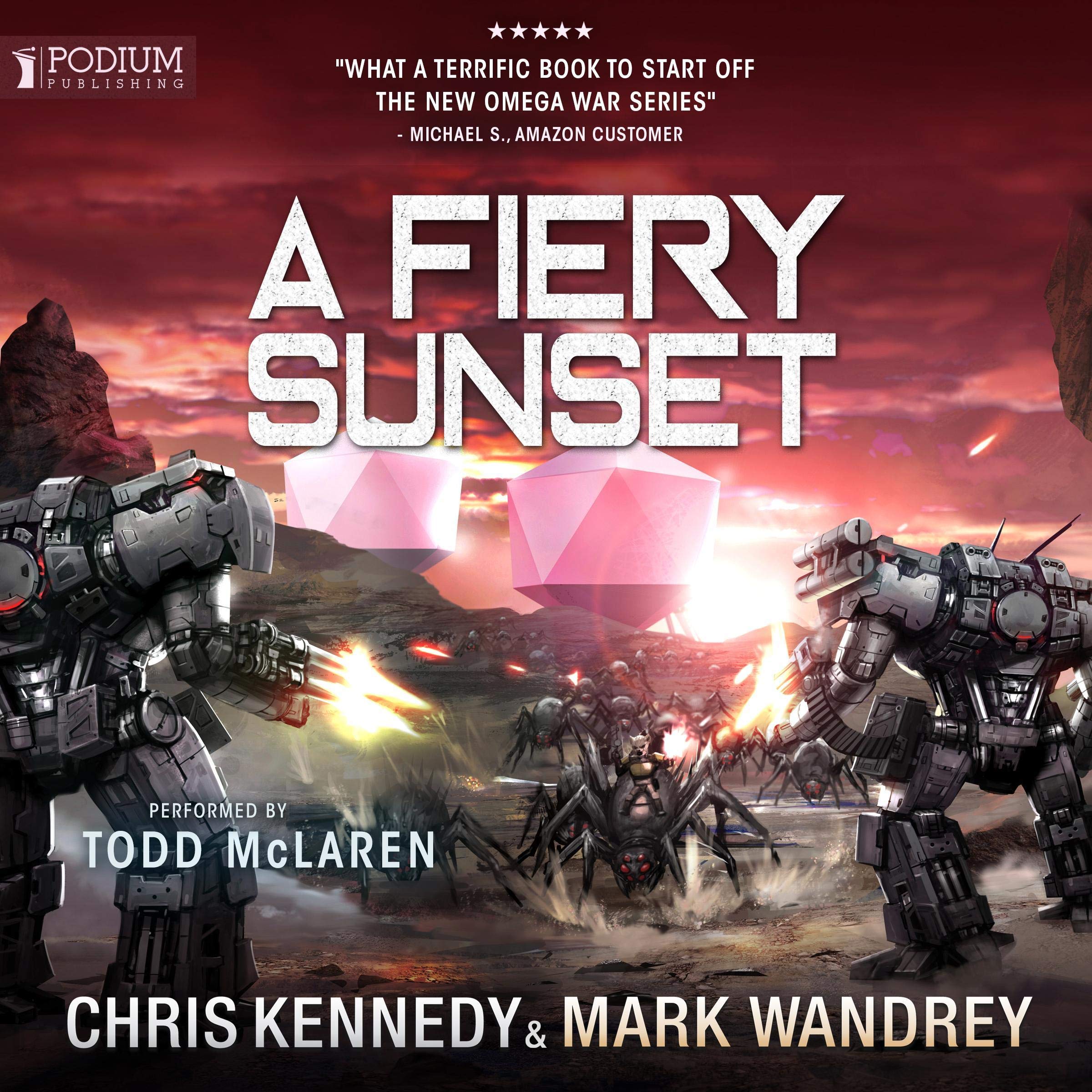 Cover art for A Fiery Sunset
