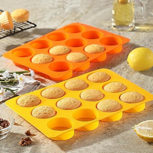 Miniatura 6 de 2 moldes de silicona para galletas de chocolate Oreo, molde redondo de silicona de 12 cavidades, molde para hornear para Oreo, chocolate, galletas,