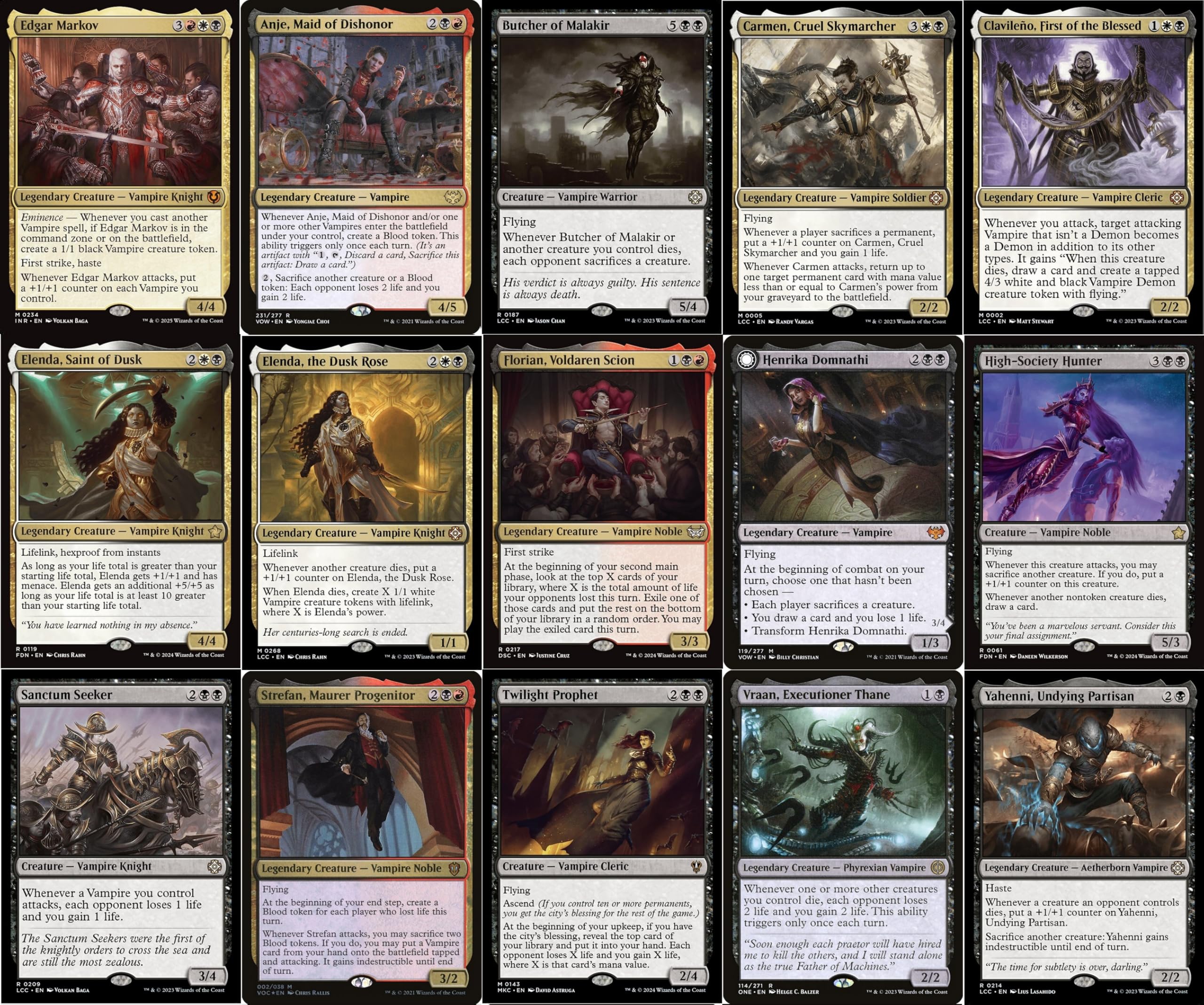 Amazon.com: Elite Commander Vampire Deck - Edgar Markov - Mardu