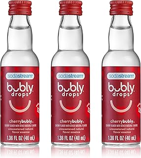 SodaStream bubly Drops, Cherry, 1.36 Fl Oz (Pack of 3)