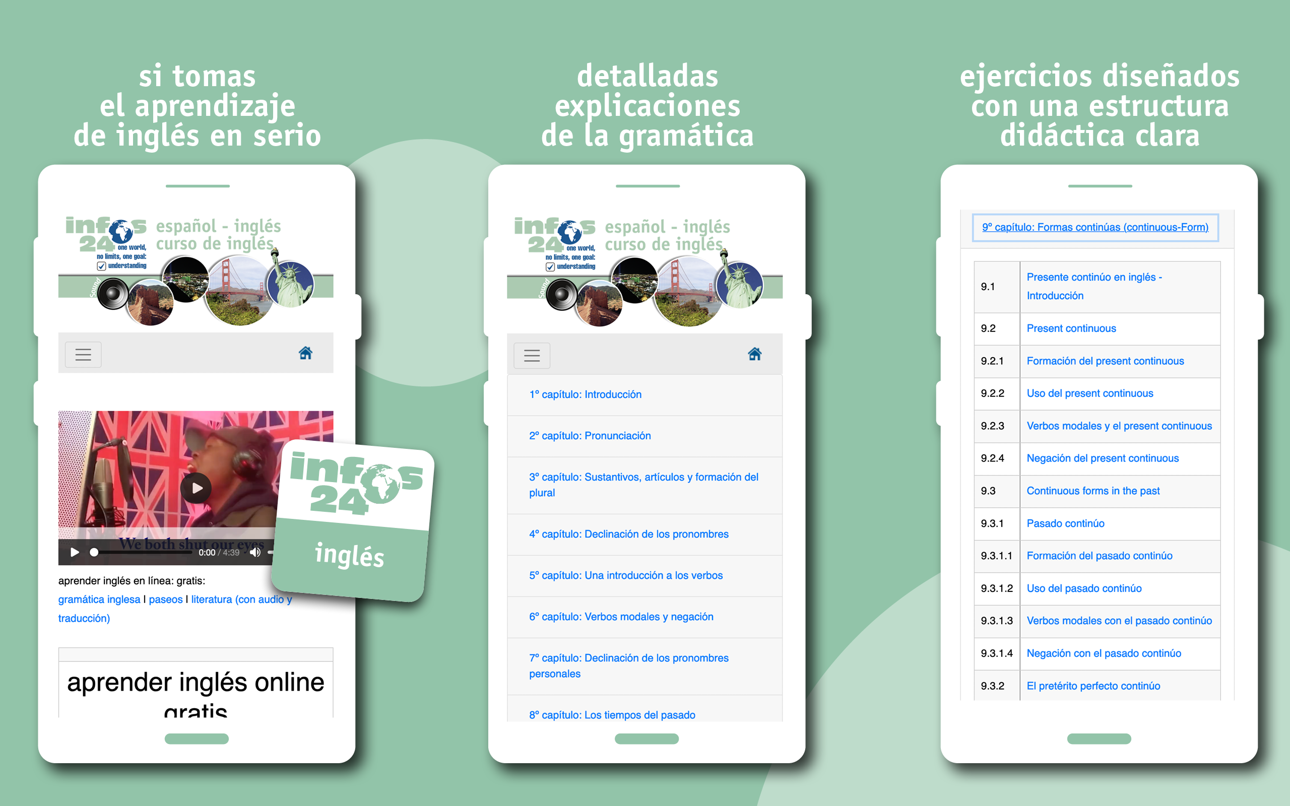 complete English course, grammar, audio, exercises, etc. - App on ...