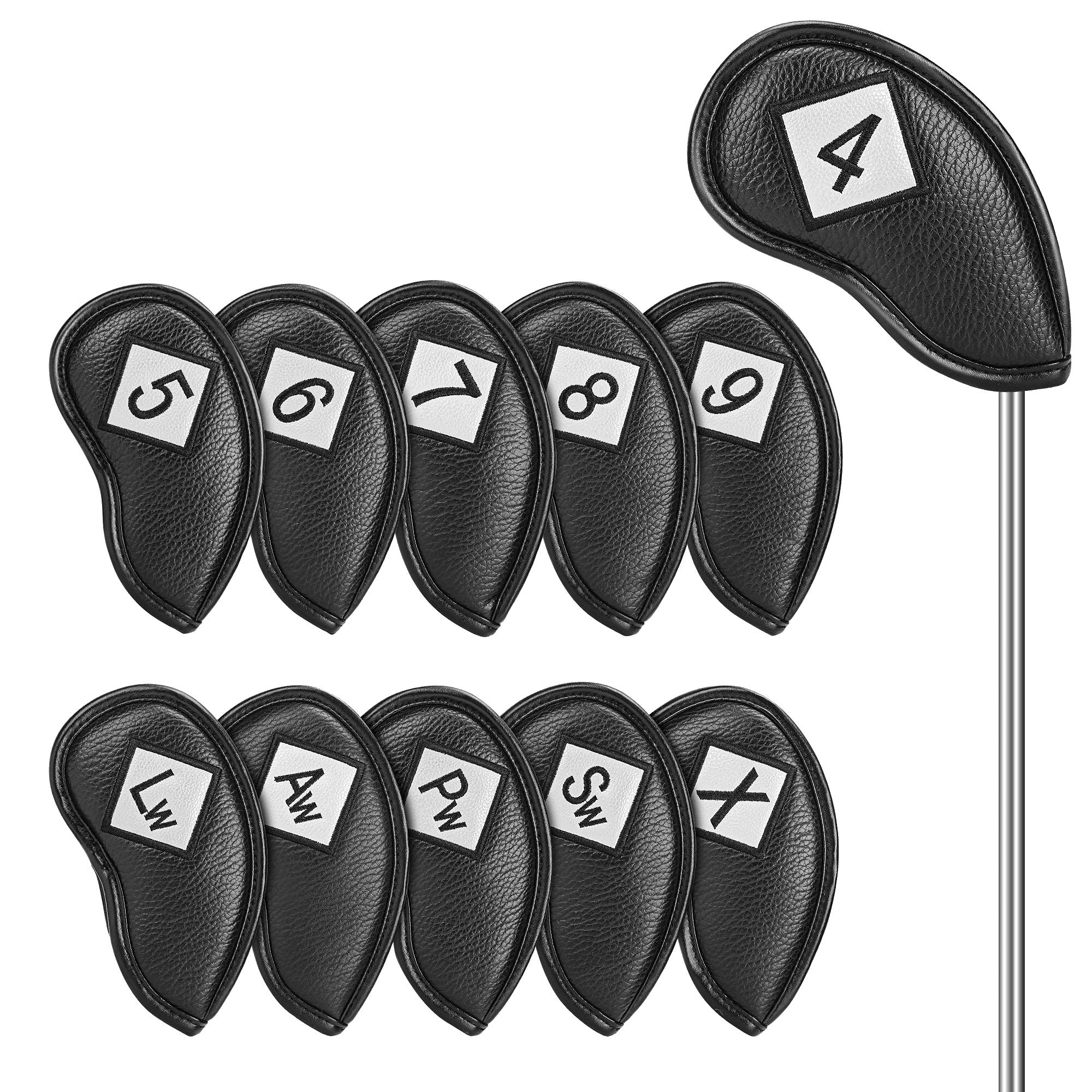 golf iron cover white