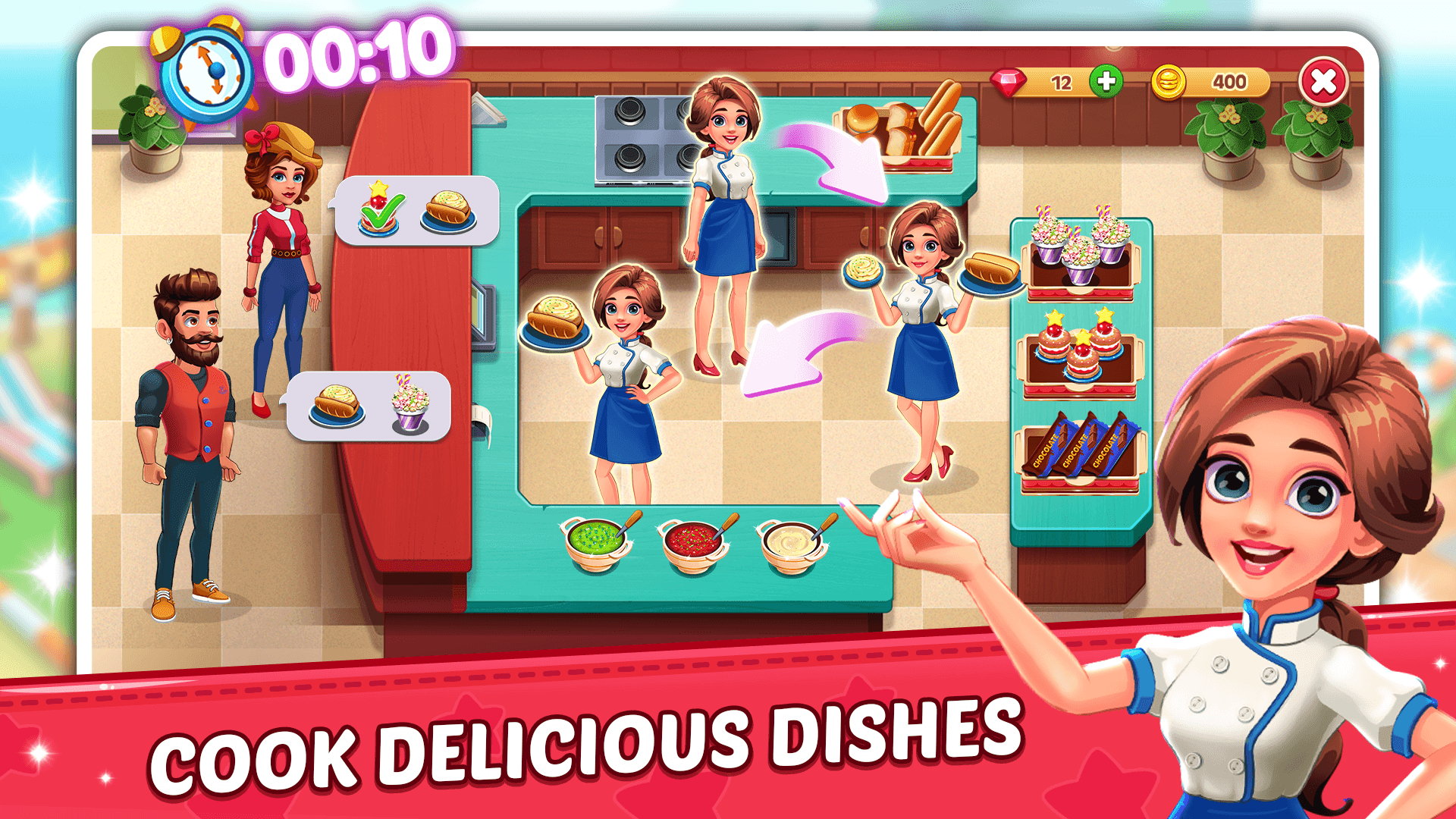 Cooking Star Chef Game - Time Management Cooking Simulator Games - App ...