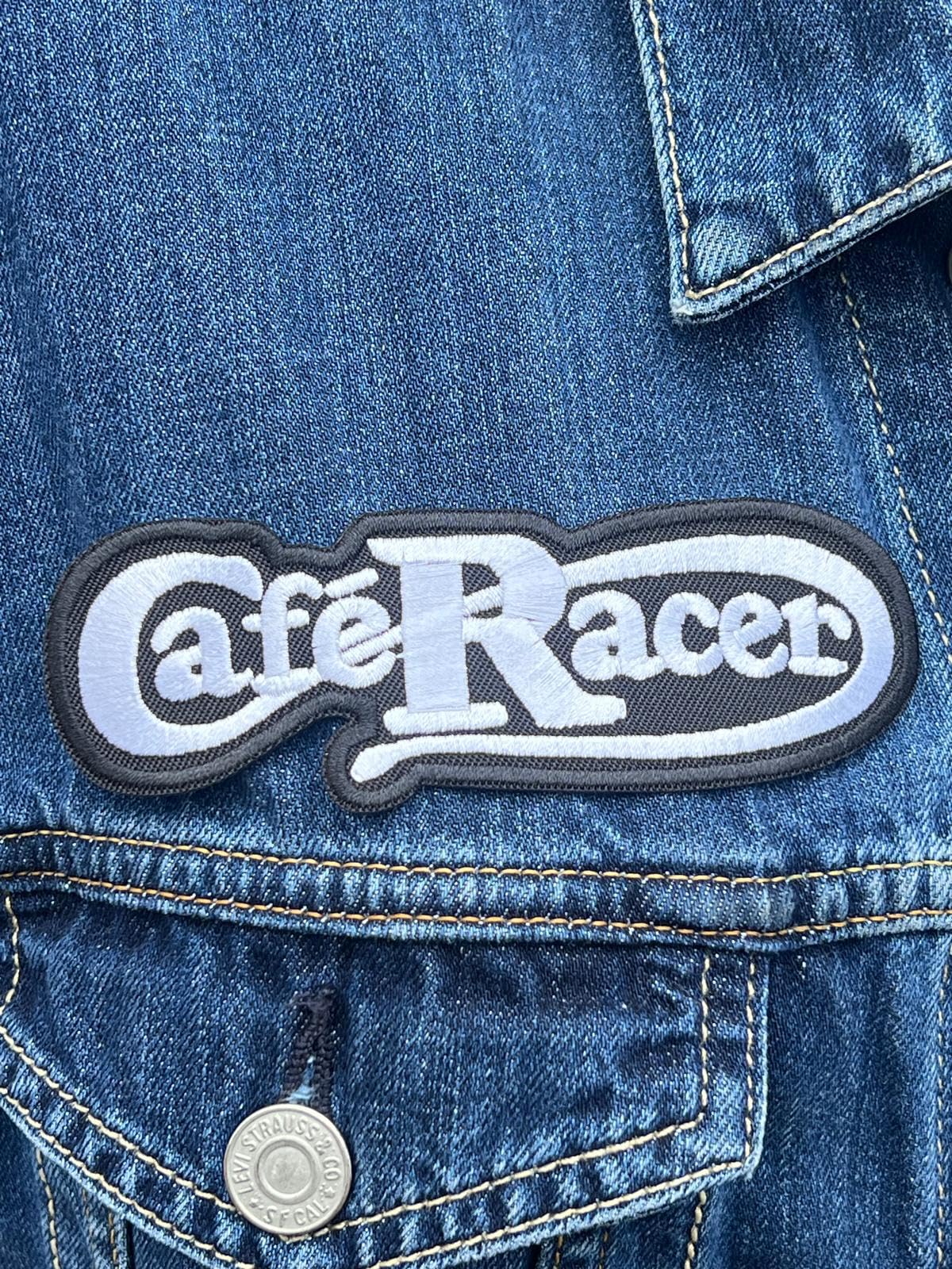 Écusson Tissu Moto - Logo Grand Prix Rider - À Coudre - Vintage