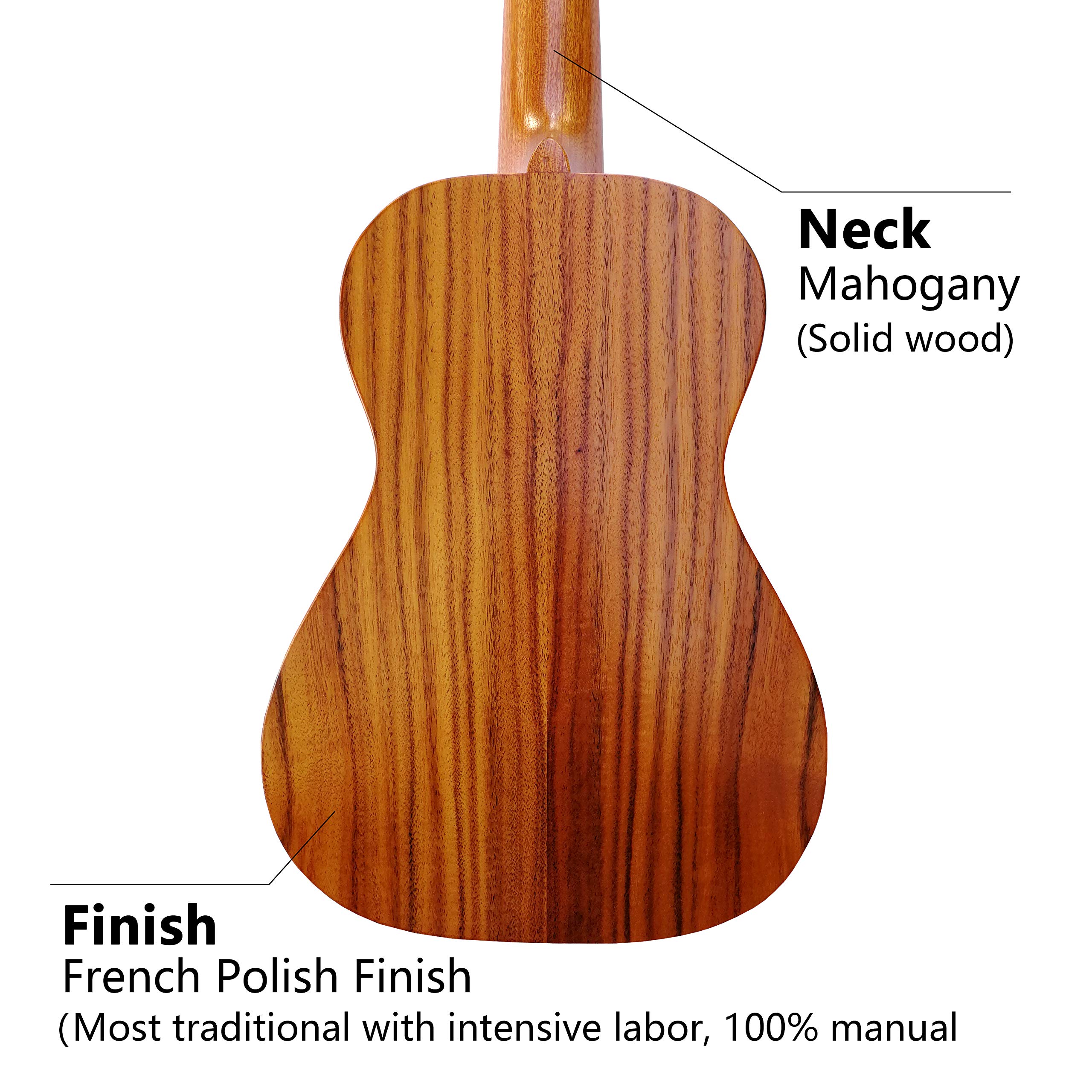 KOA KALEO All Solid Koa Acacia Concert 24inch Traditional Classic Ukulele, Free Gig Bag/Box and Shipping - Image 5