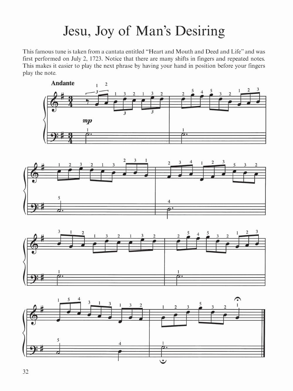 My first book of bach piano: For the Beginning Pianist with Downloadable Mp3s