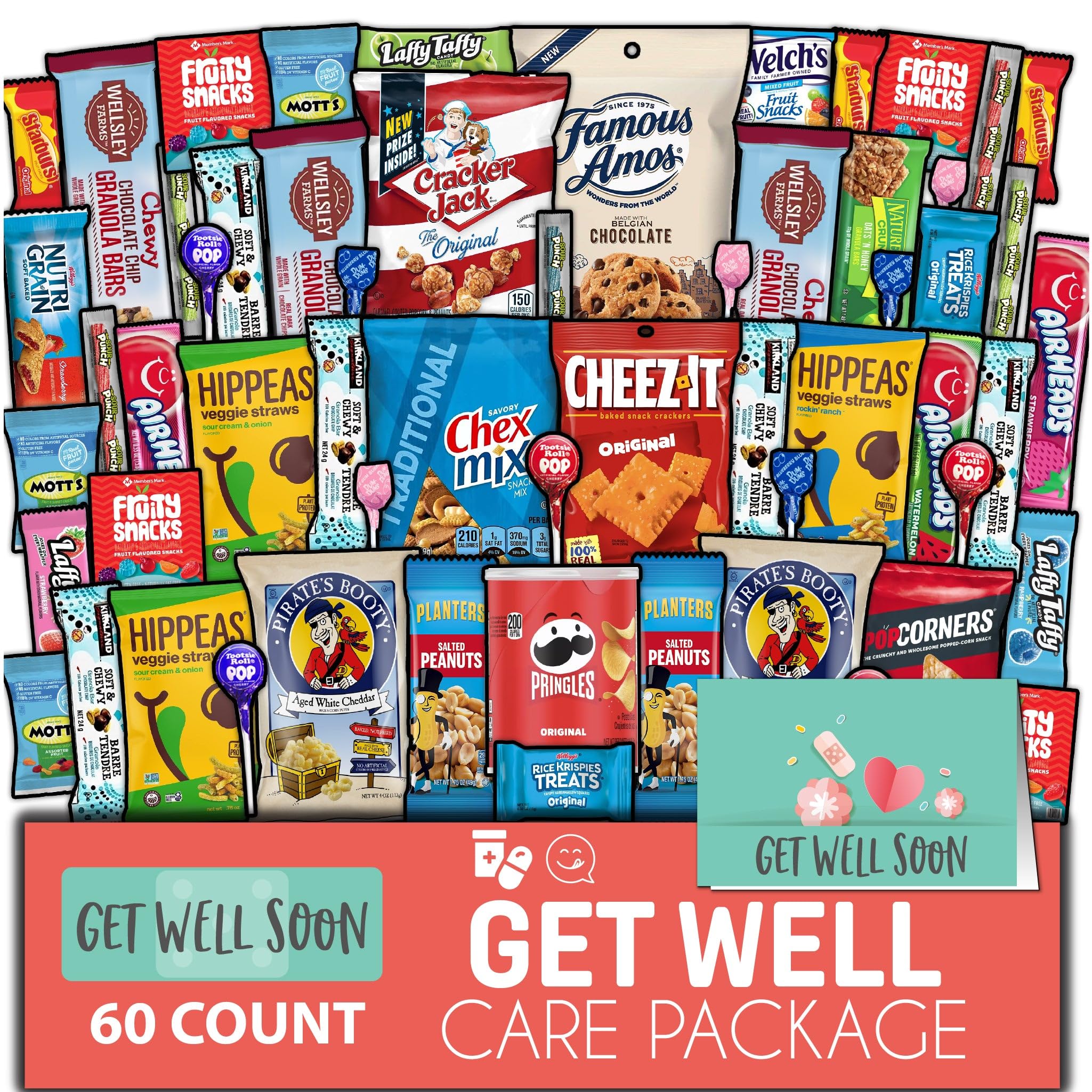 Amazon.com: Gift A Snack - Get Well Soon Snack Box Variety Pack Care ...