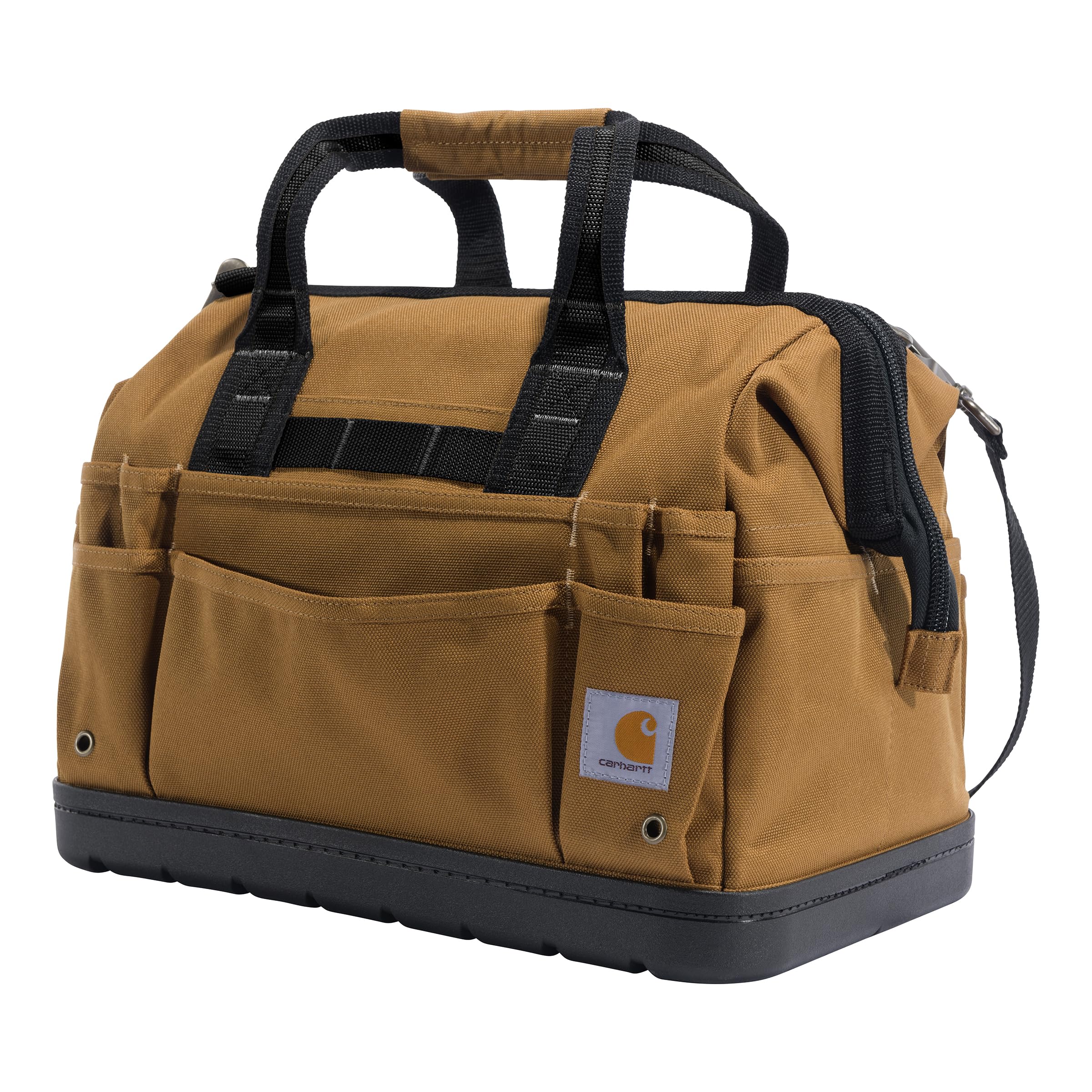 CARHARTT ツールバッグ 16-Inch 17 Pocket/BROWN Carhartt 17 Pocket Midweight 16 Inch Tool Bag - Brown