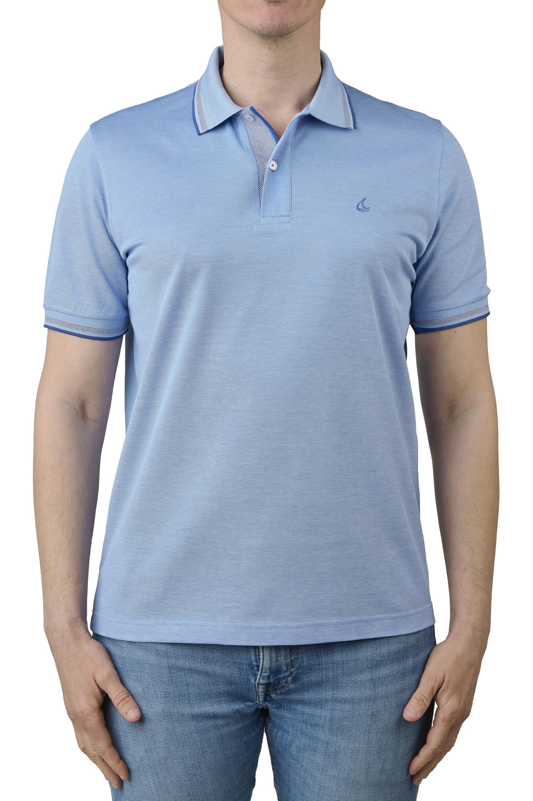 Nino Marini Polo da Uomo 100% Cotone Filo di Scozia Manica Corta - Piquet Mercerizzato, Morbida e Traspirante. MOD. P-0005