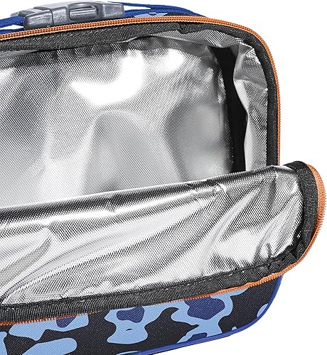 Miniatura 3 de adidas Lonchera unisex con aislamiento Foundation para hombres y mujeres, Talla única Desenfoque de flujo/señal naranja,Negro/Blanco,Nomad Camo