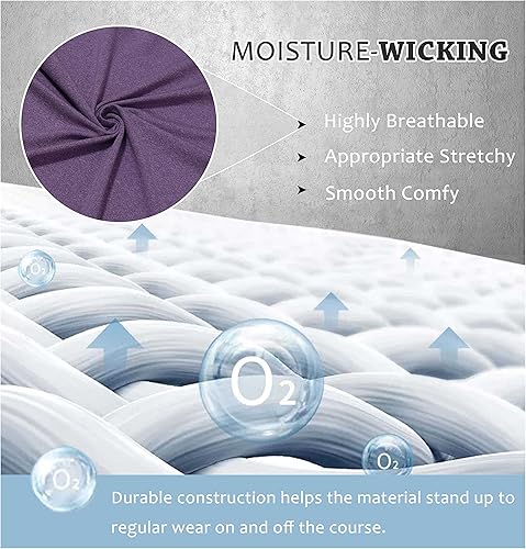 Miniatura 5 de Vindery - Camisas de entrenamiento para mujer, secado rápido, para yoga, entrenamiento, atléticas, gimnasio, ajuste holgado