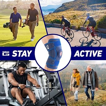 Neo-G Hinged Knee Brace - Knee Support for Joint Pain, Patellar Tracking, Meniscus Tear, Ligament Injury, ACL Knee Brace Hinged Knee Support Adjustable Compression