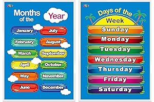 Months of the Year Educational Poster
