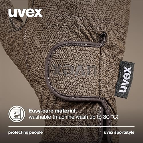 Vista 3 de Uvex Sportstyle Riding Gloves for Men and Women - Excellent Grip & Durable - Touchscreen Compatible Negro, azul, morado.,Blanco,Negro
