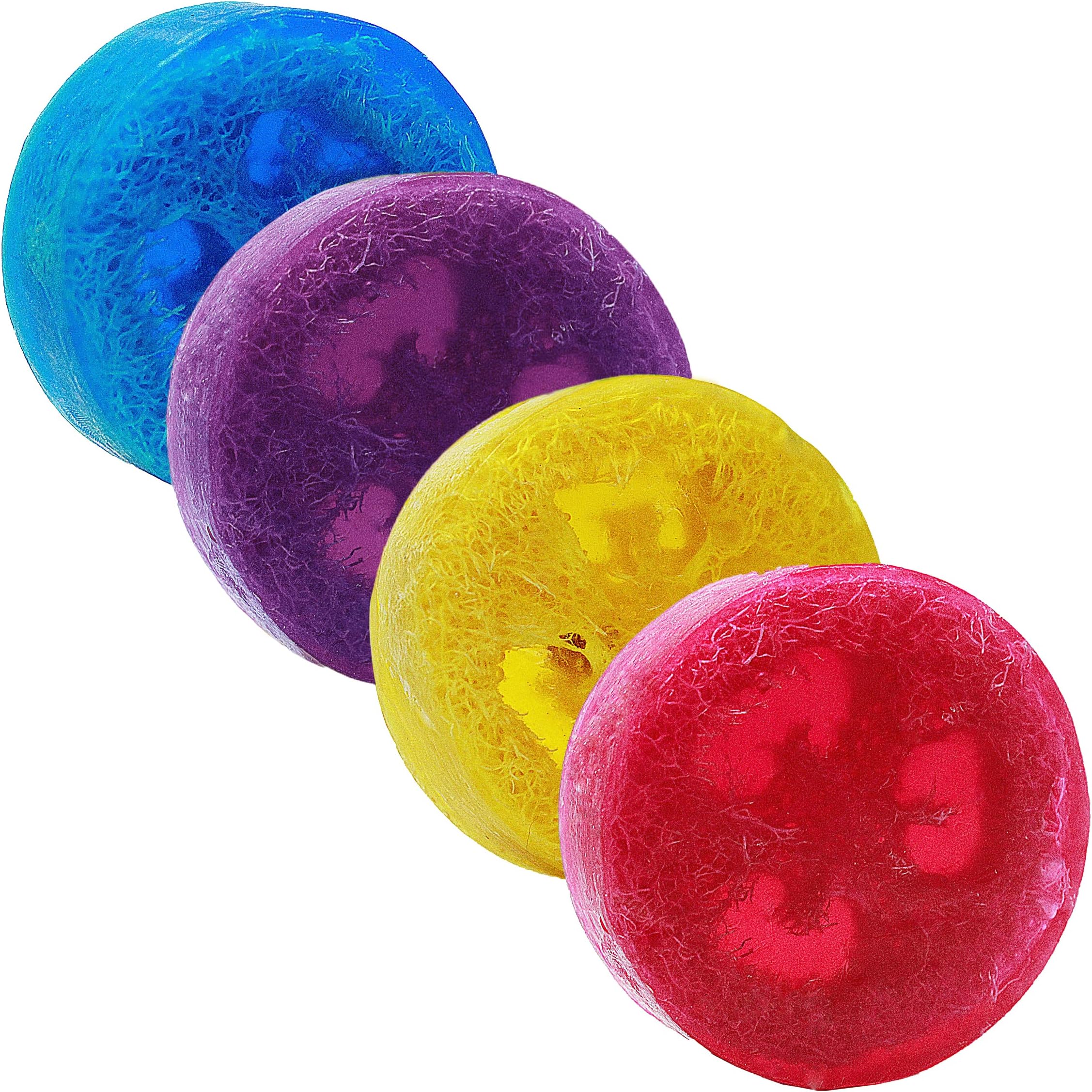 Naples Soap Company Loofah Soap Stack Set SoapInfused