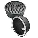 Comfort Zone CZAPH132 Clean Replaceable HEPA Filters w/Charcoal Pre-Filter - Removes Smoke, Odor & Pollutants - Traps Allergens, Dander, Airborne Particles - Smokers, Allergy -Sensitive People 2-Pack