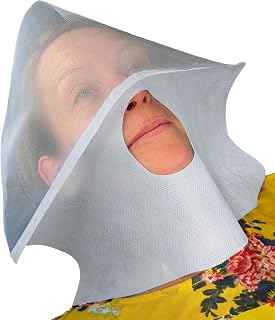 Disposable Face Drapes – 50 Pack – Made in USA – for Air Polisher, Cavitron, Ultrasonic Scalers, Dental & Beauty Spa Use – Soft, Protective, Hygienic (White)