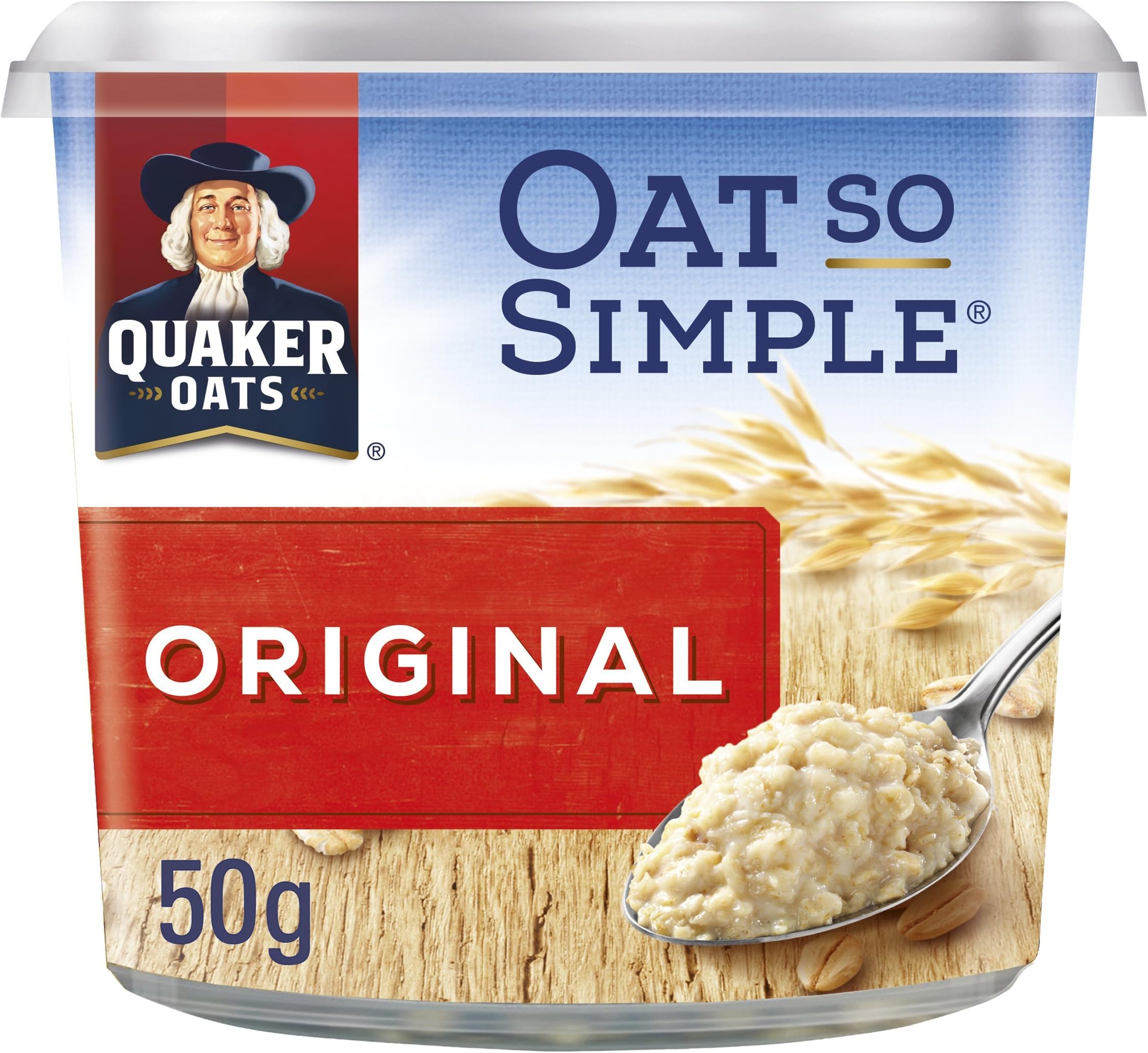 Oat So Simple Original Porridge Pot, 8 x 50g