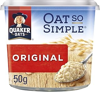 Quaker Oat So Simple Express Pot Original Porridge 50 g (Pack of 8)