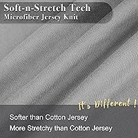 Vista 4 de N&Y HOME Juego de sábanas para cuna y 2 fundas de almohada, tamaño Queen, punto jersey