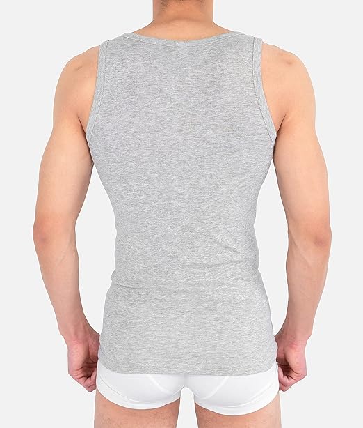 Débardeur Musclé En Résille Pour Hommes Ajusté En Noir