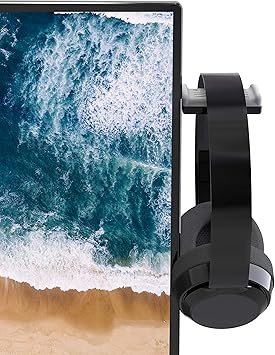 TotalMount Monitor Stand for Headphones and Headsets Premium-Grade Holder Saves Desk Space and Protects Headphones