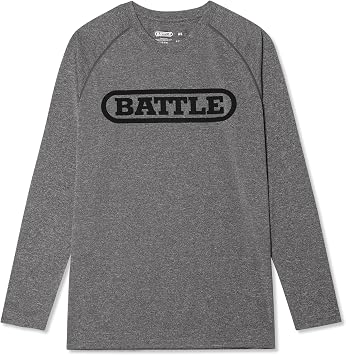 Battle Mens Big Logo Performance Long Sleeve