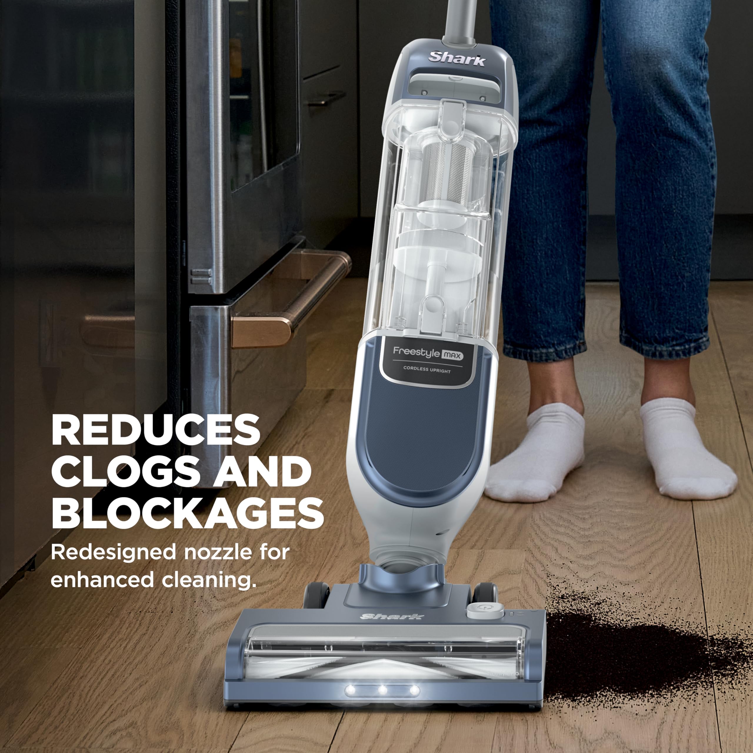 Shark Freestyle Max Cordless Vacuum - Nordic Blue -4