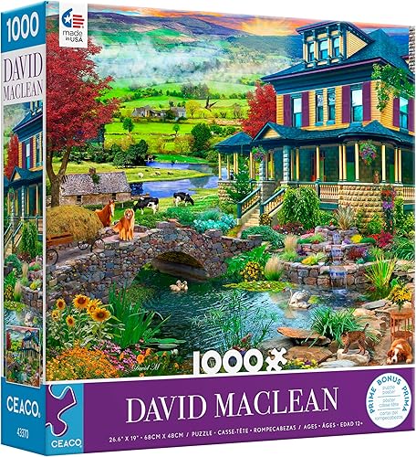 Miniatura 3 de Ceaco - David MacLean - Casa de campo de la abuela - Rompecabezas de 1000 piezas