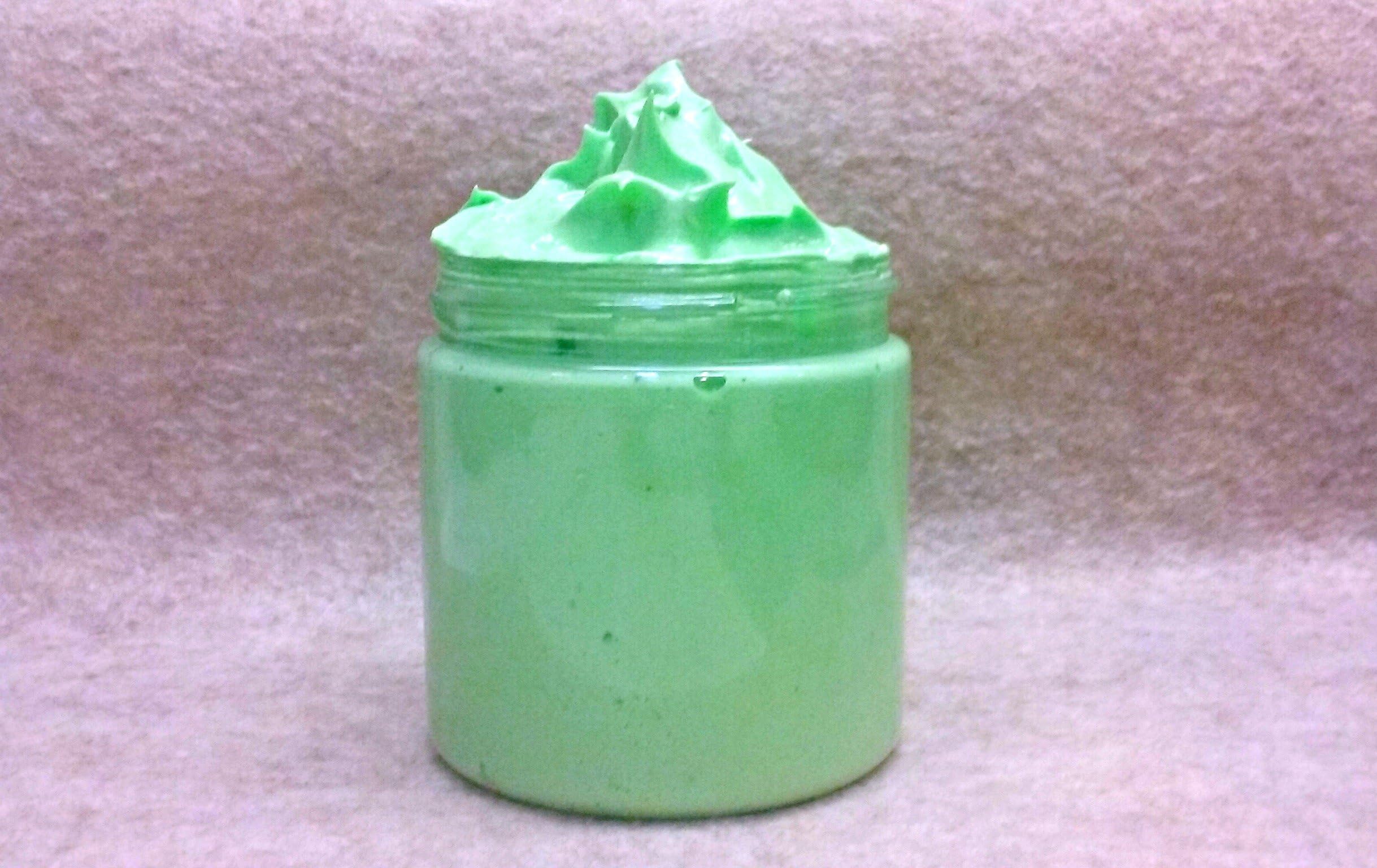 Cucumber Melon Type Whipped Soap | Fluffy Cream Soap| Soap In A Jar | Handmade | 4 fl oz