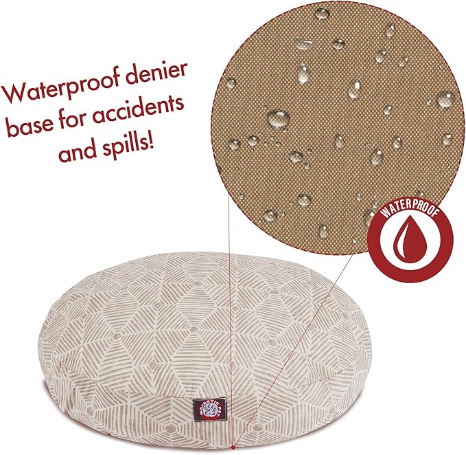 Cama Redonda para Perro Grande 107cm Funda Removible miniatura 4