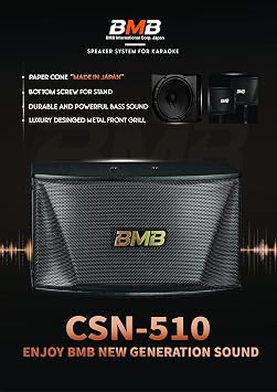 BMB CSN-510 10-Inch 450W 2-Ways Speaker (Pair)