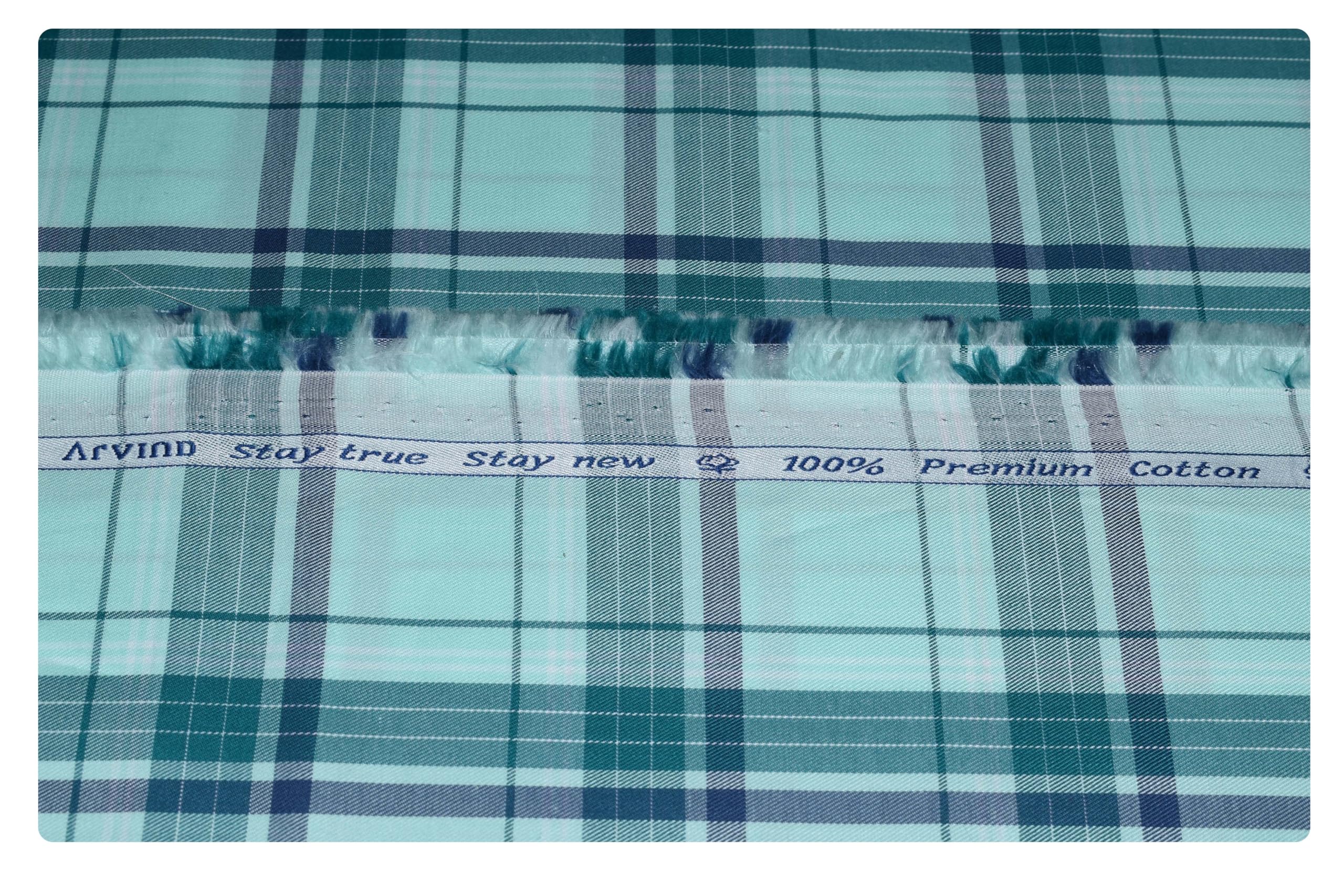 arvind Men's Pure Cotton Self Design Unstitched Shirt Fabric (GM19V2, Free Size) (GM18)-picture-33