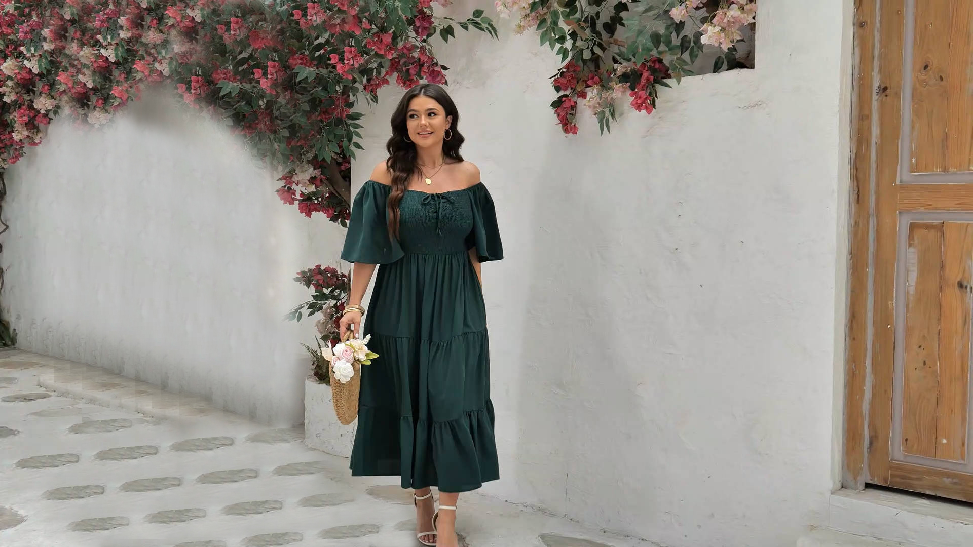 plus size spring wedding guest dresses Watch for Curvy Women on Amazon Live it also has a Rapunzel Costume for Kids baby_girl_dress Color:Tea Pink