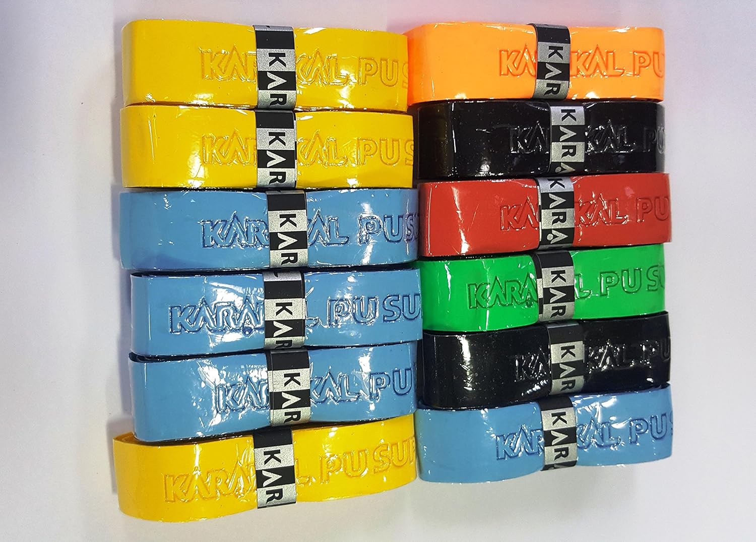Buy Karakal PU Super Squash Grip Assorted colors( colors may vary) (12