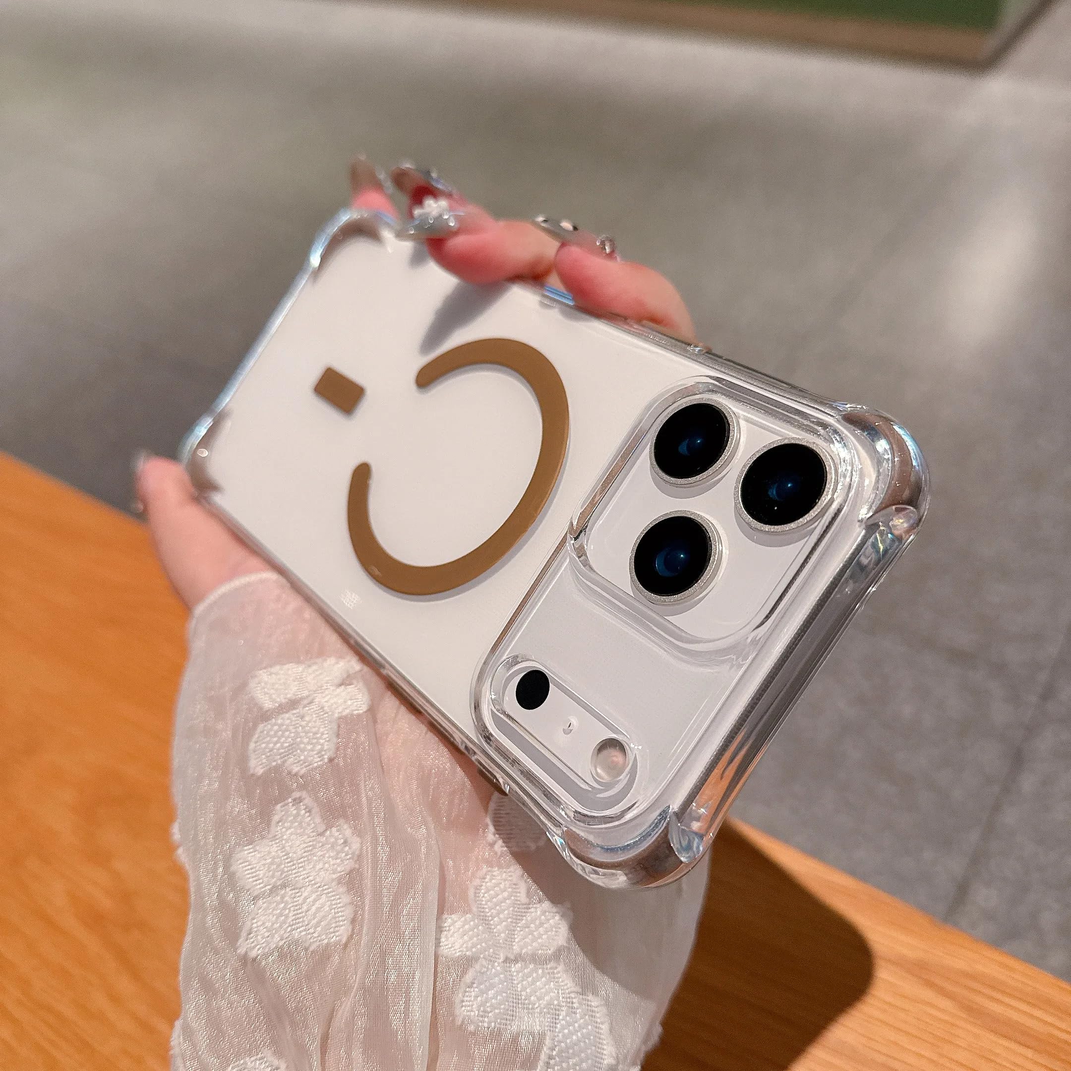 Coque antichoc iPhone 14 Pro Max transparente pour charge sans fil - 8