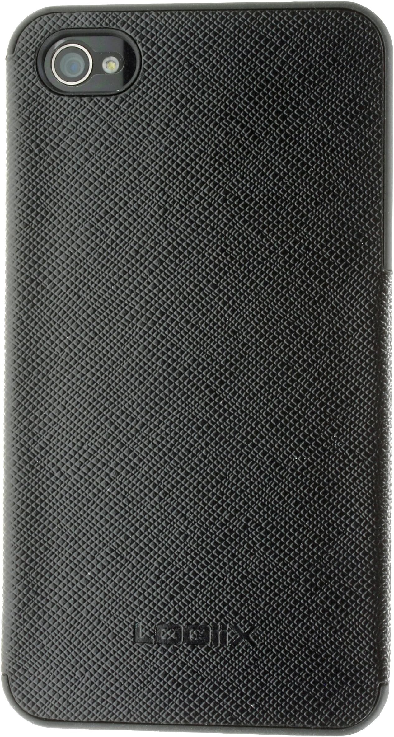Logiix10238 iPhone 4 Leather Proguard (Back Only) - Black