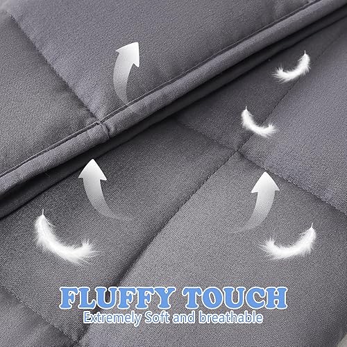 Miniatura 174 de HOSUKKO Manta con peso, manta pesada de unicornio rosa de 3 libras, manta transpirable (36 x 48 pulgadas, 3 libras)