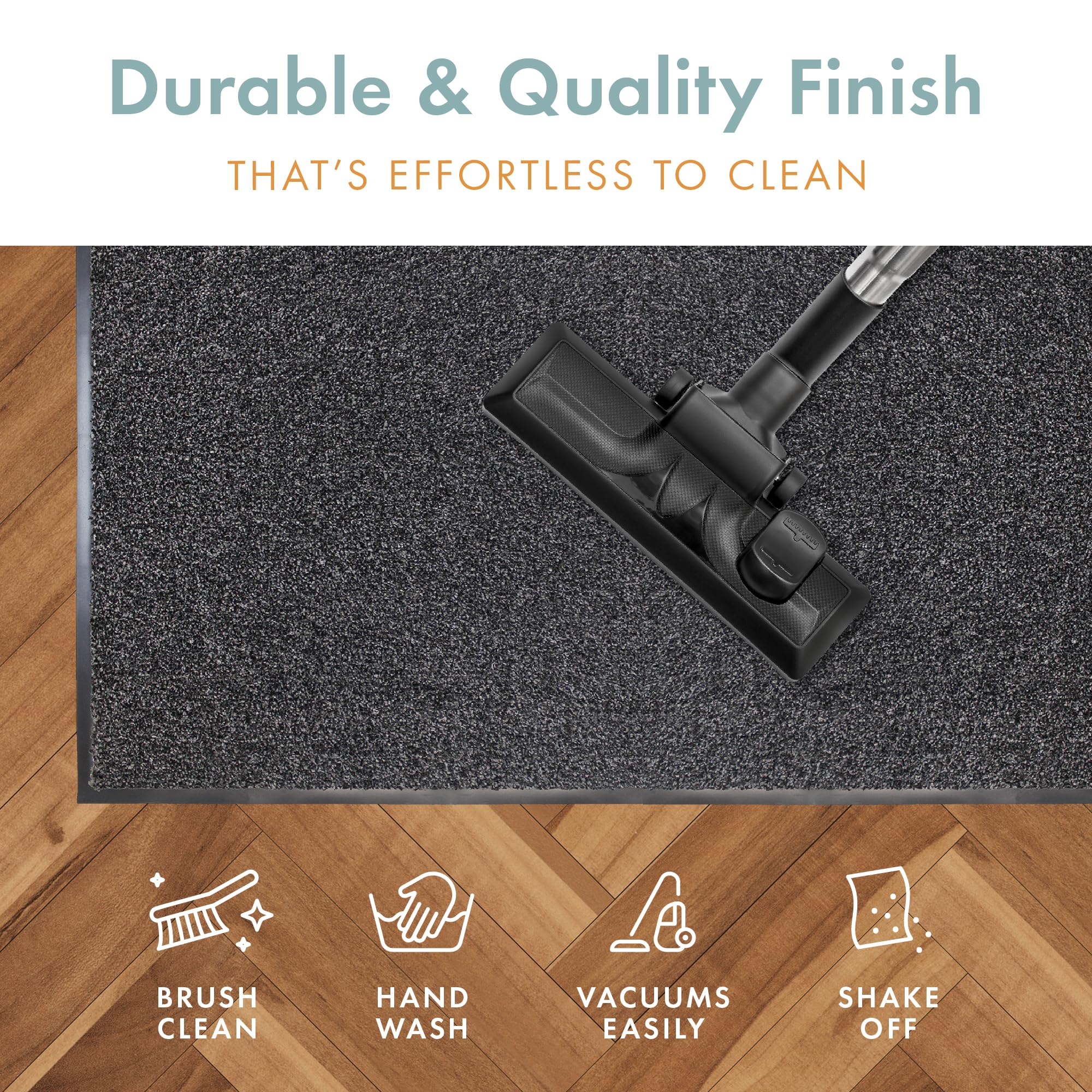 Mighty Mats Extra-Large Dirt Buster Barrier Door Mats Indoor, Highly Absorbent Dirt Trapper Indoor Doormat - Image 4