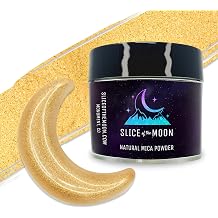 | Flashing Gold Natural Mineral Mica Powder, 0.88oz 25g | for Personal or Professional Use - Cosmetics, Epoxy Resin Projects, Nail Polish, Soaps, Bath Bombs, and Art Projects