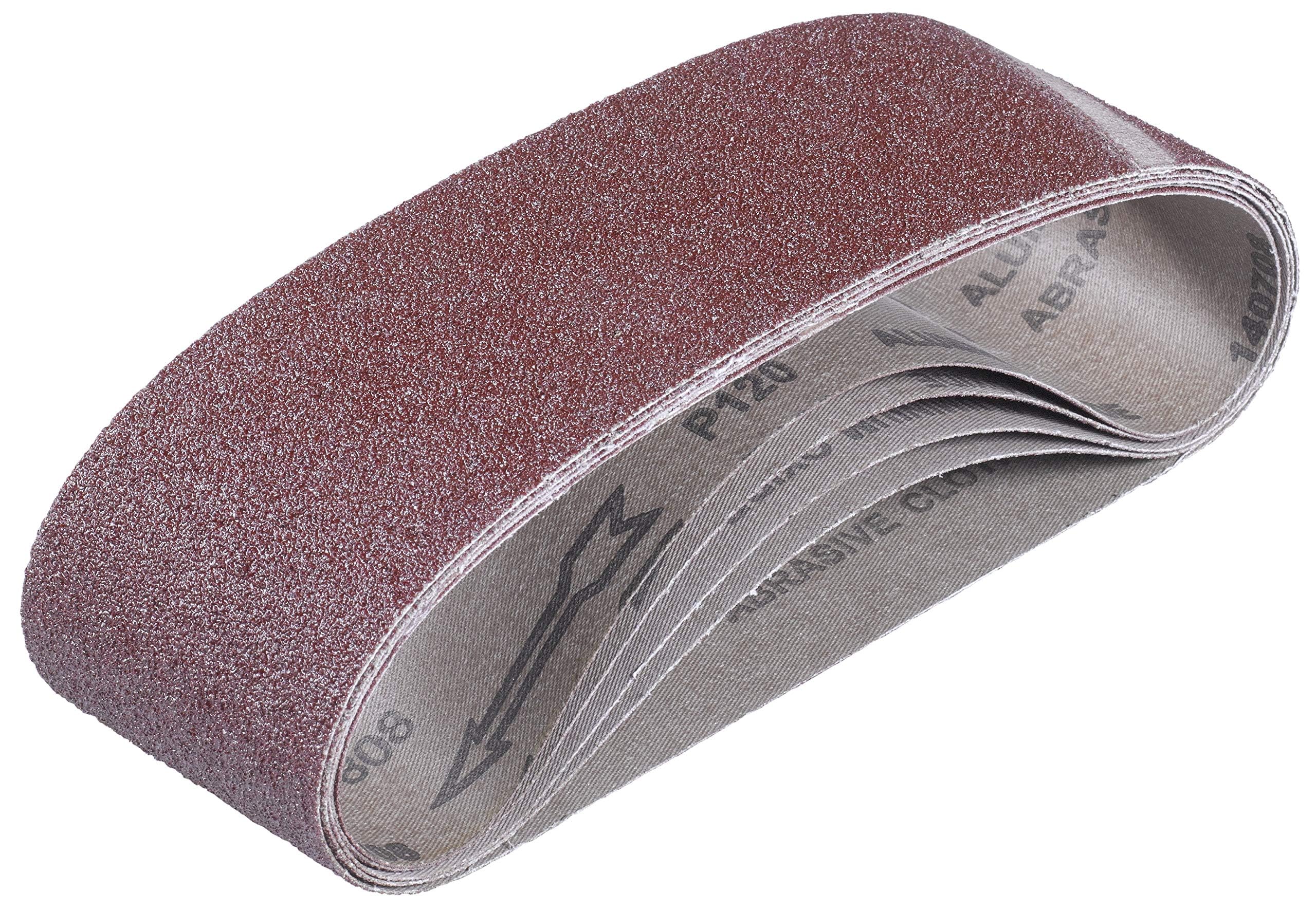 Einhell 75 x 533mm Sanding Belt 75mm x 533mm Assorted Pack of 5