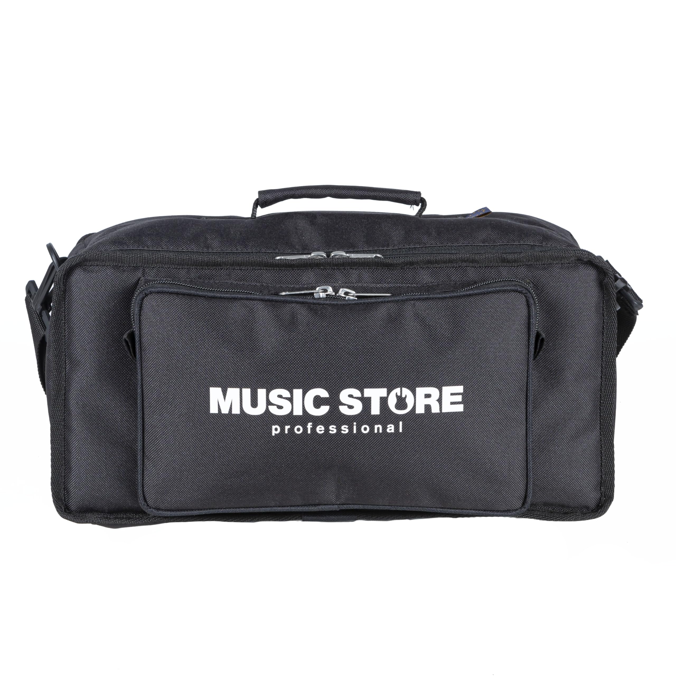 MUSIC STORE Schutztasche für XR 18, XR 16 X-Air, Nylon, Gepolstert, Wasserabweisend, Staub- und Kratzerschutz, Stoßfest, Zubehörfach für Kabel, Handgriff, Schulterriemen, Innenmaße 333 x 150 x 140 mm