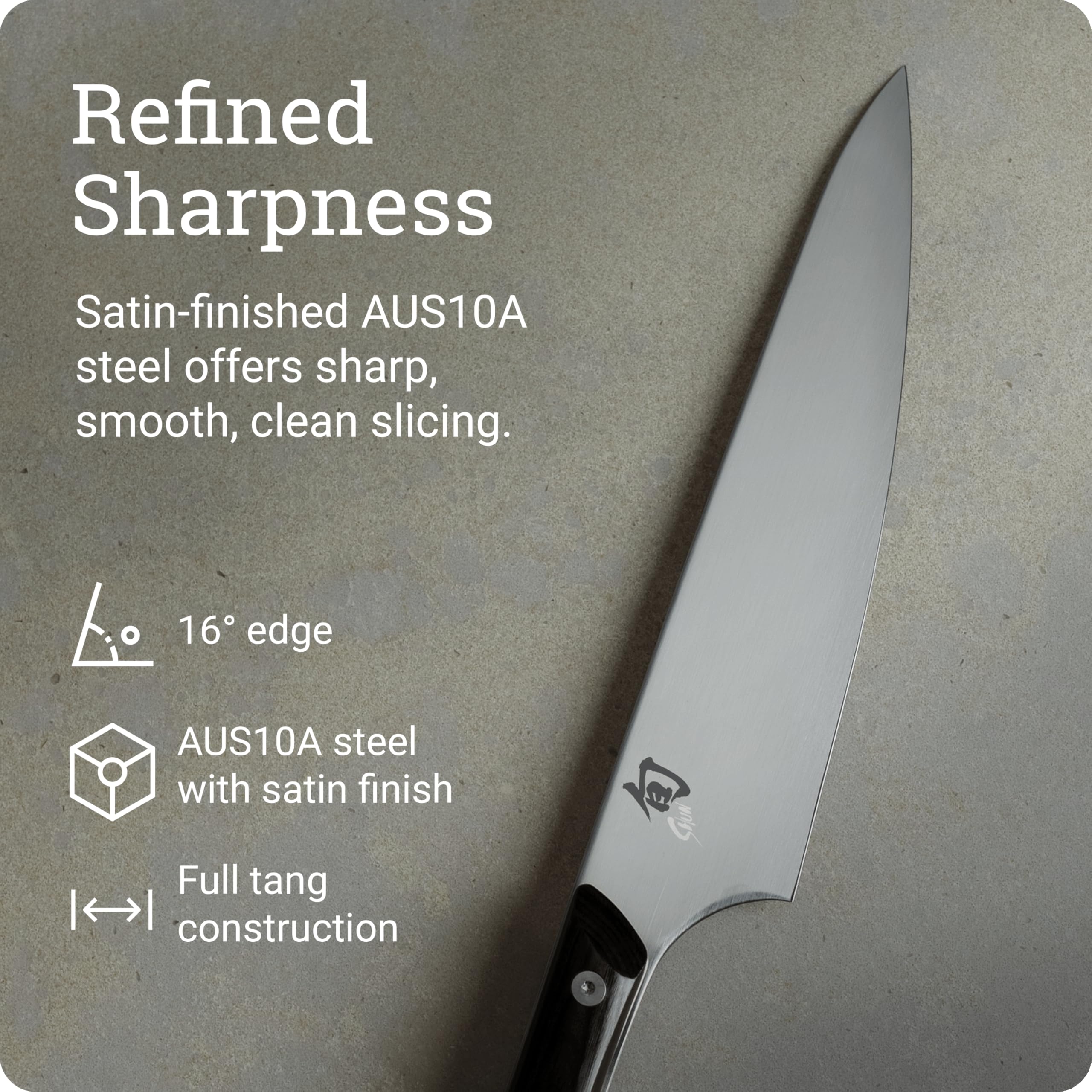 Shun Kazahana 8" Chef's Knife - Premium Japanese Knife -3