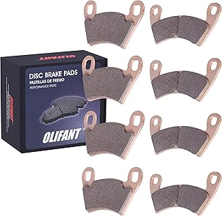 Brake Pads for Polaris Ranger 900 XP 2013-19/Ranger 570 CREW Midsize/Ranger 570 fullsize/Ranger 700 800 XP EV 500/RZR 800 900 4 XP Sintered Copper Front & Rear Brake Pads