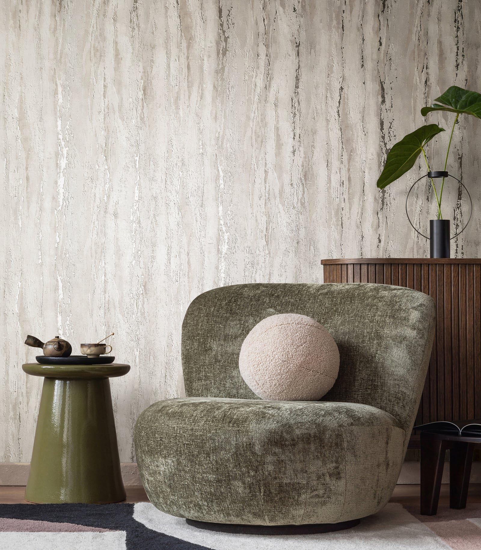Galerie 35157 City Romance Pink Industrial Wallpaper