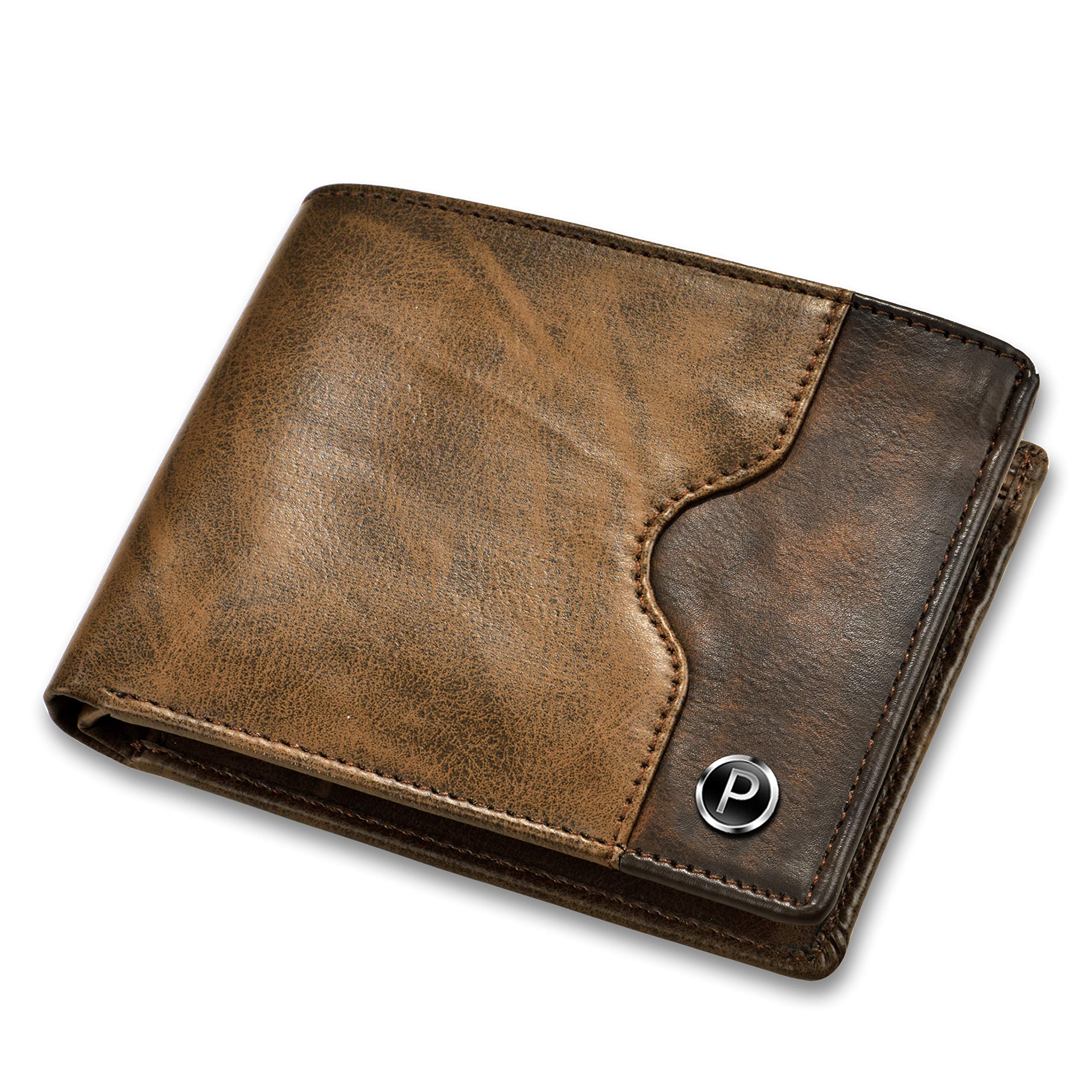 Men's Artificial Leather Wallet (Brown)-image-19