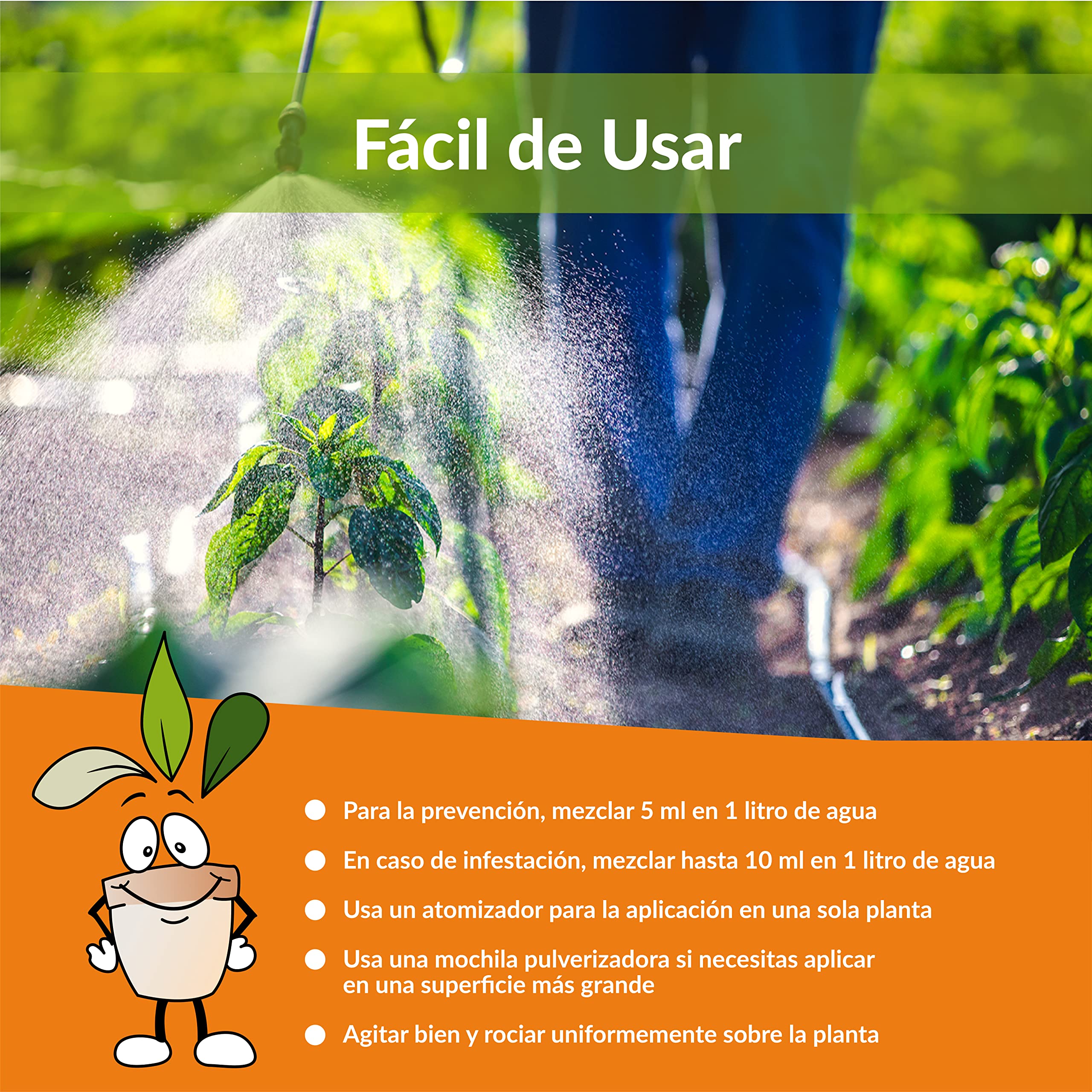 CLOSTER Jabón Potasico Puro (1 LT) - Insecticida Biodegradable - Defensa Natural de Las Plantas Contra Insectos y Parásitos - Anti Pulgones Acaros Cochinilla Chinches en Tu Huerto Jardín