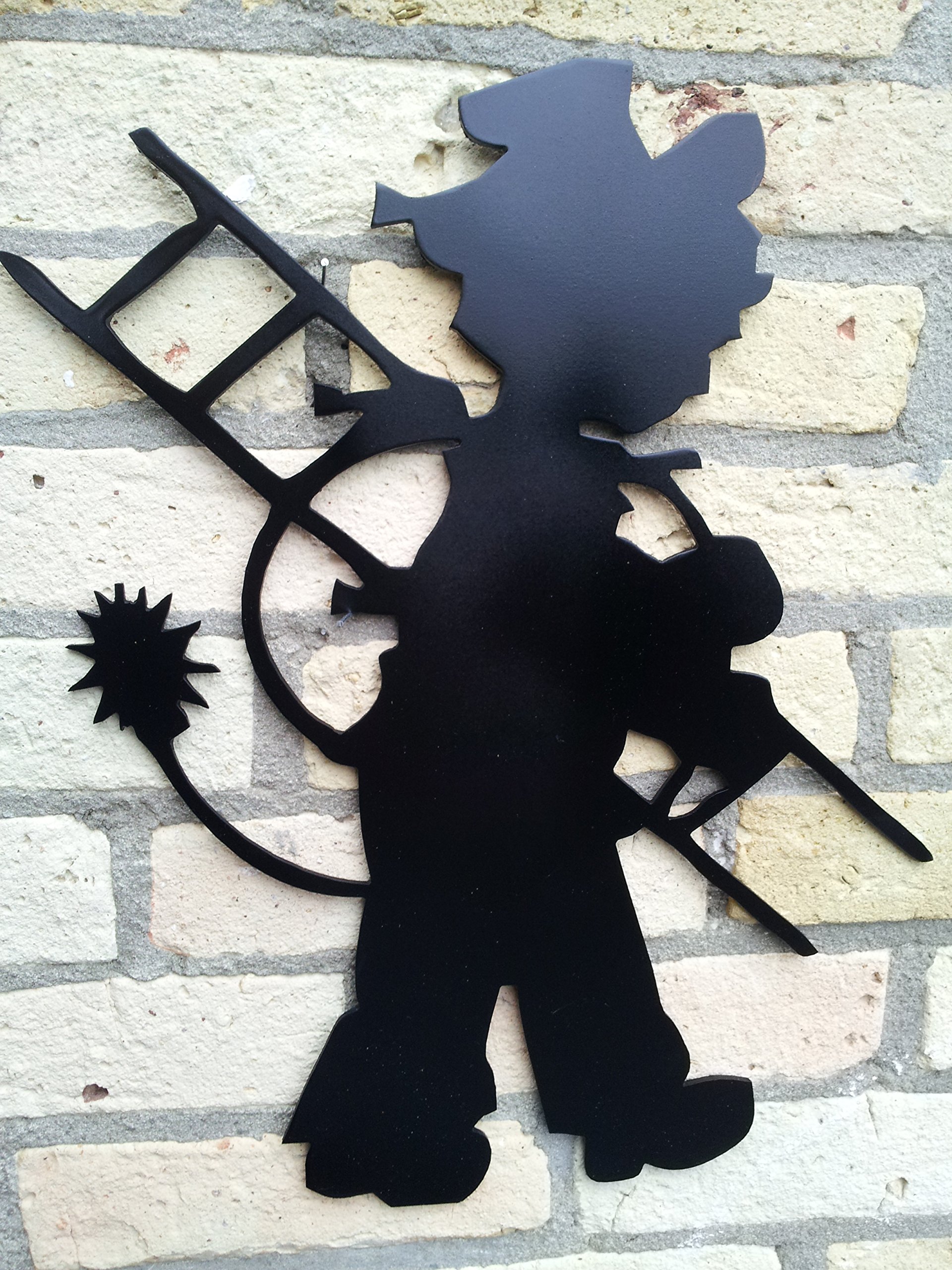 Metall-Design-Westküste Schornsteinfeger Lehrling 40cm-100cm aus 3mm Stahl (50cm)
